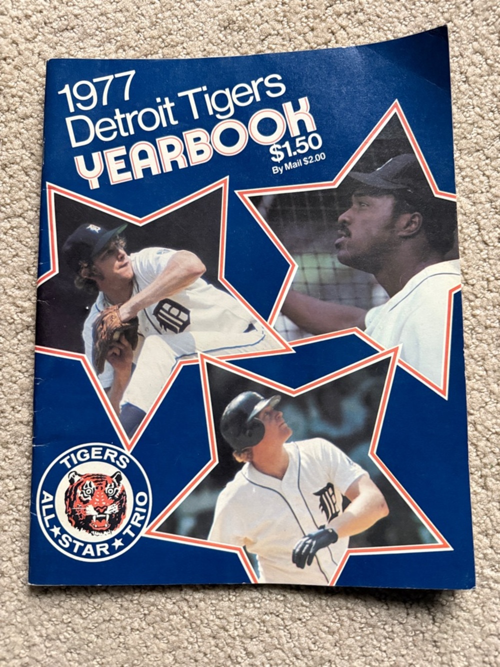 1977 Detroit Tigers Yearbook - vintage cool